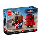 BrickHeadz - Figuras do Capitão América e Red Hulk 1