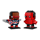 BrickHeadz - Figuras do Capitão América e Red Hulk 2
