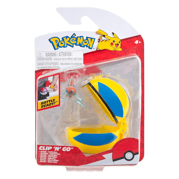 Pokémon Clip 'N' Go - Rotom + Quick Ball 1