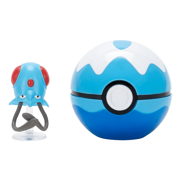 Pokémon Clip 'N' Go - Tentacool + Dive Ball 2