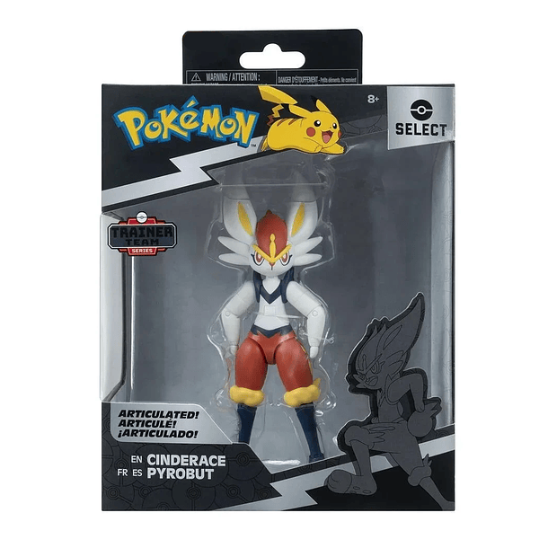 Pokémon Select Trainer Team Series - Figura Articulada Cinderace 