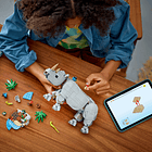 Animais Selvagens: Rinoceronte Majestoso com Aves 11