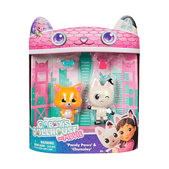 Gabby's Dollhouse The Movie - Pack Figuras Pandy Paws & Chumsley