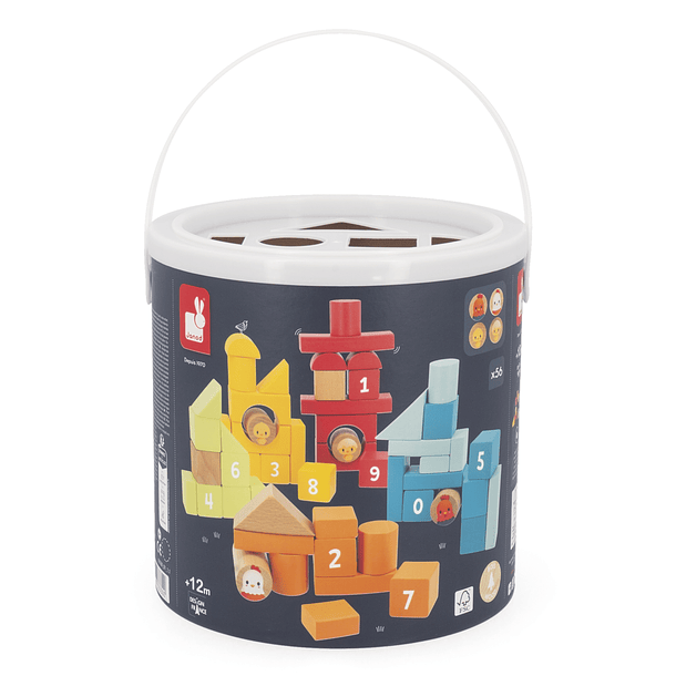 Balde de Construção da Quinta 56 Peças 1