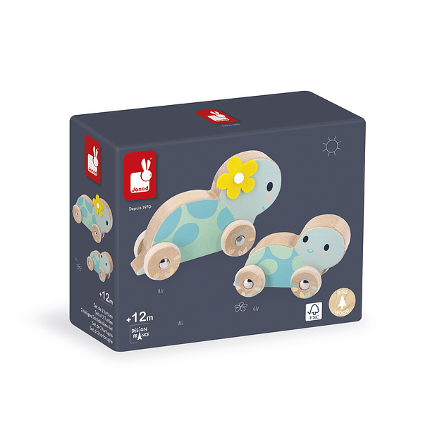 Tartarugas de Empurrar Pure 1