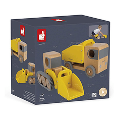 Conjunto Camião e Escavadora