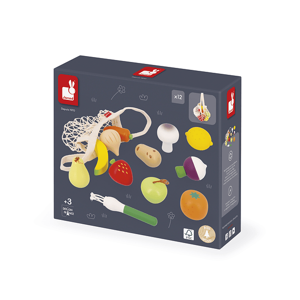 Saco de Rede com Frutas e Vegetais 1