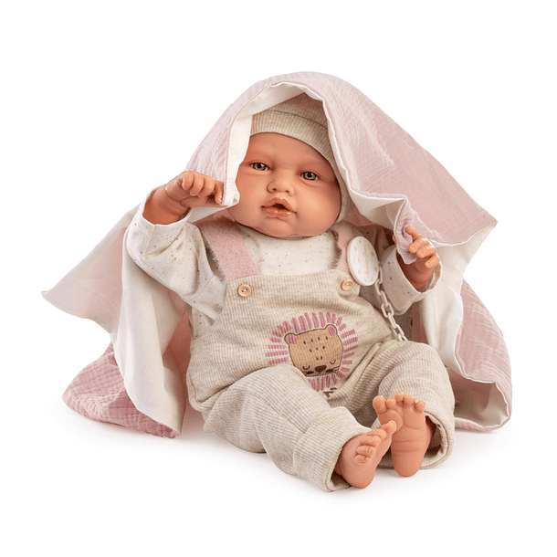 Boneca Bebé Postural Babydoo com Manta 50 cm 3