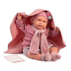 Boneca Reborn Martina com Mantinha