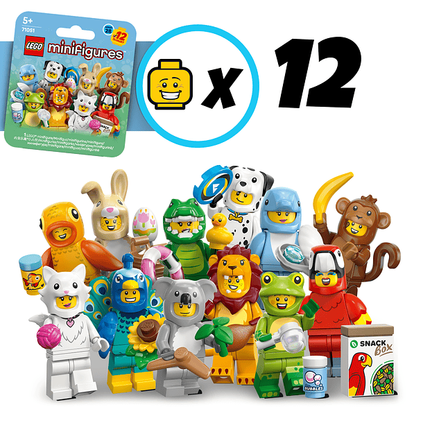 Minifiguras - Série de Animais 28 Completa 1