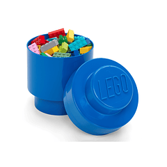 Caixa de Arrumação Redonda 1 Brick - Azul