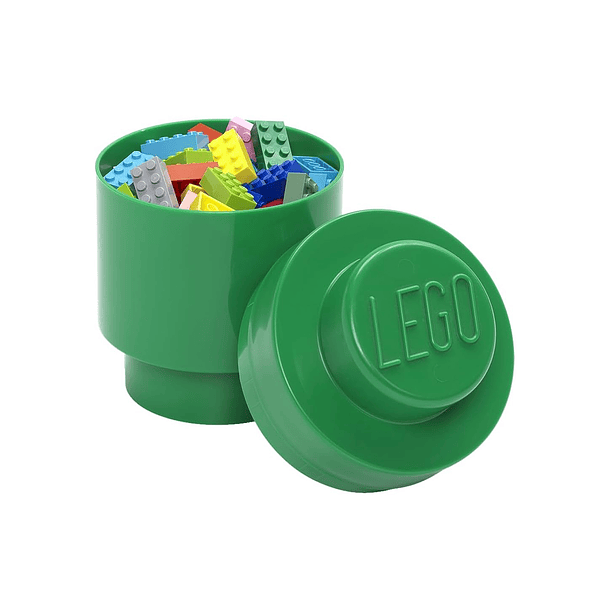 Caixa de Arrumação Redonda 1 Brick - Verde 2