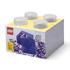 Caixa de Arrumação 4 Brick - Transparente 1