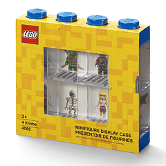 Caixa de Exposição para 8 Minifiguras - Azul