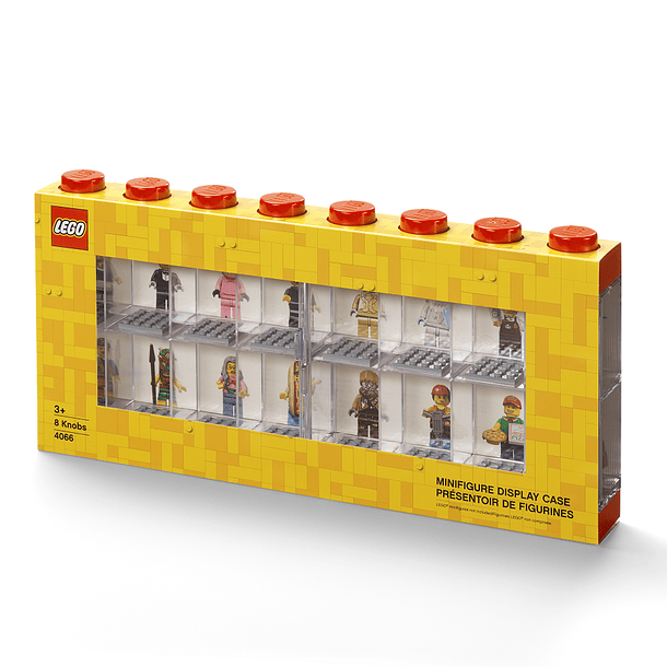 Caixa de Exposição para 16 Minifiguras - Vermelho 1