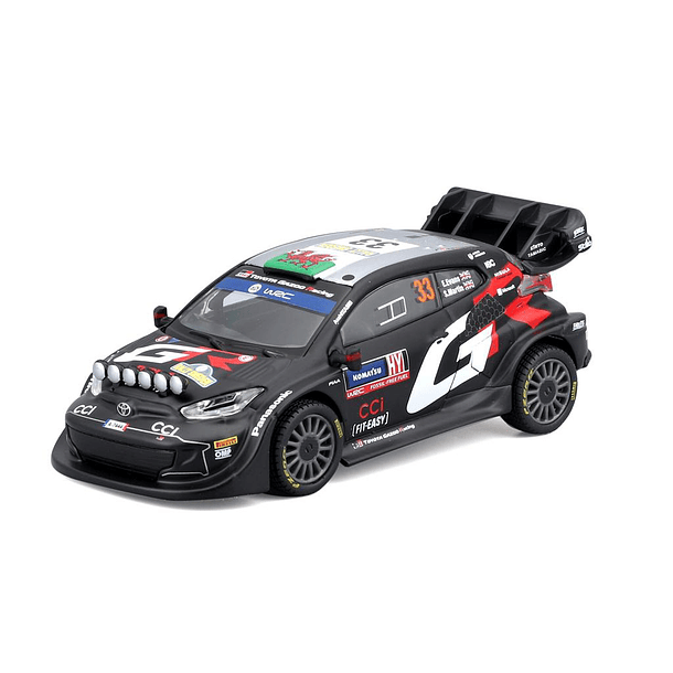 Bburago Race 1:43 - Toyota GR Yaris Rally 1 Hybrid #33 Elfyn Evans 