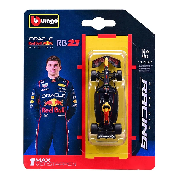 Bburago 1:64 - Formula 1 2025 Red Bull Racing RB21 #1 Max Verstappen 1