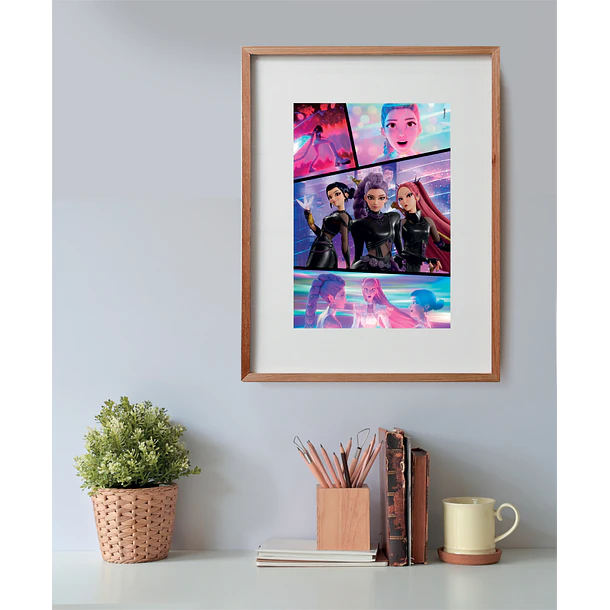 Puzzle Super 300 pçs - K-Pop Demon Hunters 3