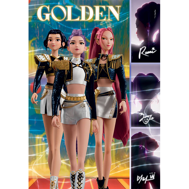 Puzzle Super 180 pçs - K-Pop Demon Hunters 2