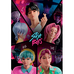 Puzzle 500 pçs - K-Pop Demon Hunters: Saja Boys