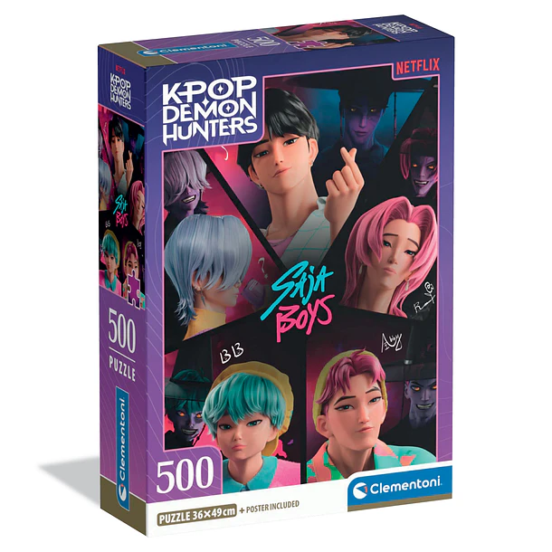 Puzzle 500 pçs - K-Pop Demon Hunters: Saja Boys 1