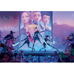 Puzzle 1000 pçs - K-Pop Demon Hunters