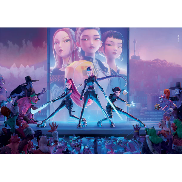 Puzzle 1000 pçs - K-Pop Demon Hunters 2