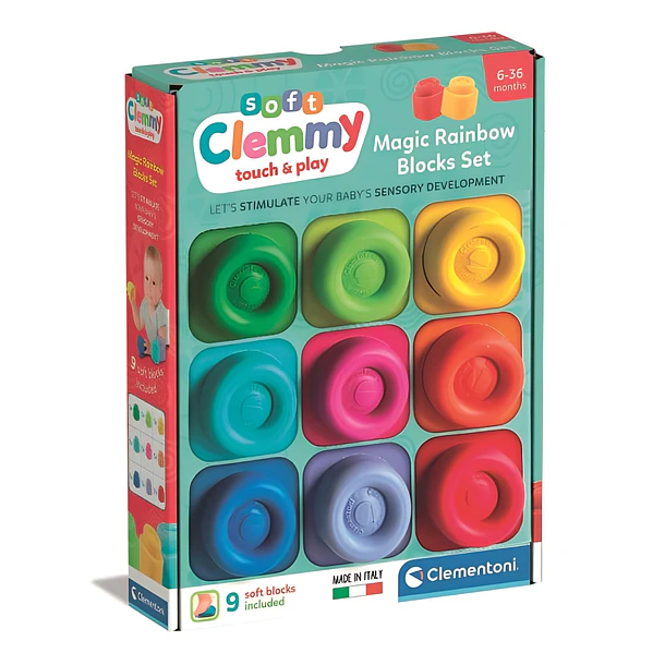 Soft Clemmy - Arco-Íris 9 Blocos 1