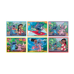 Puzzle 12 Cubos - Stitch