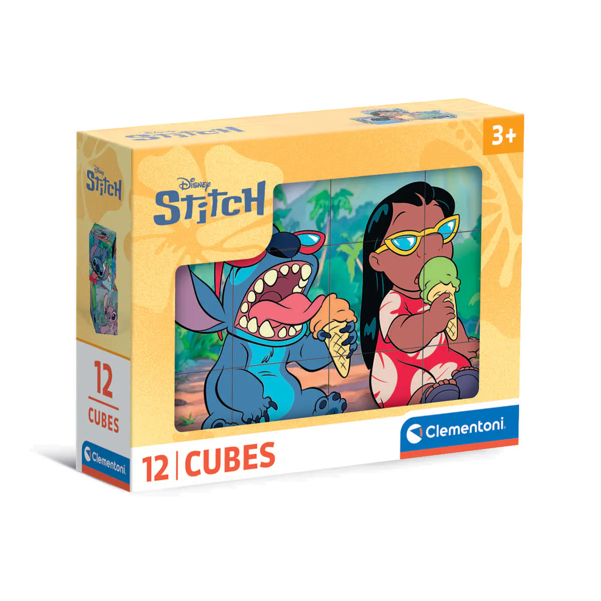 Puzzle 12 Cubos - Stitch | Cubos Luminosos