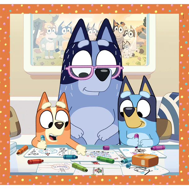 Puzzle 3 x 48 pçs - Bluey 3