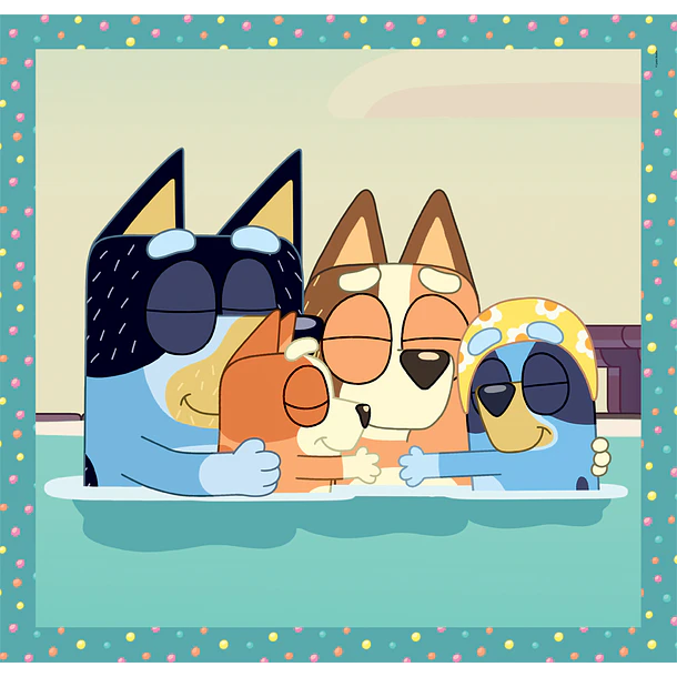 Puzzle 3 x 48 pçs - Bluey 4