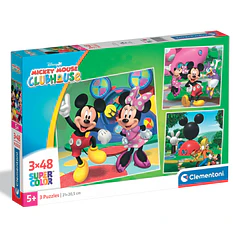 Puzzle 3 x 48 pçs - Mickey Mouse Clubhouse