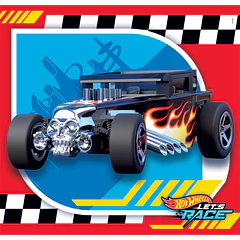 Puzzle 3 x 48 pçs - Hot Wheels