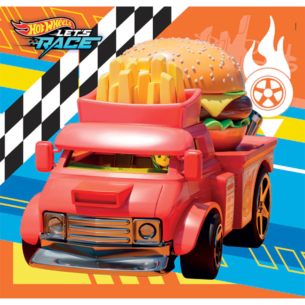 Puzzle 3 x 48 pçs - Hot Wheels 4