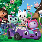 Puzzle 104 pçs - Gabby's Dollhouse e Amigos 2