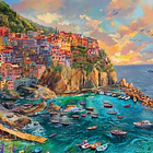 Puzzle 2000 pçs - Painted Manarola 2