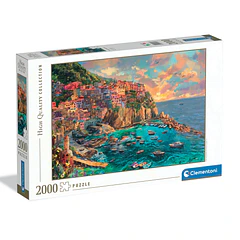 Puzzle 2000 pçs - Painted Manarola