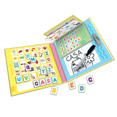 Livro Magnético - Letras e Palavras