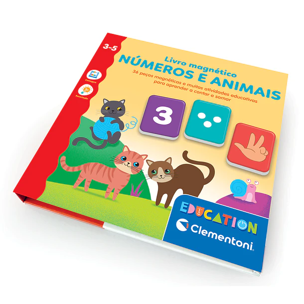 Livro Magnético - Números e Animais 1