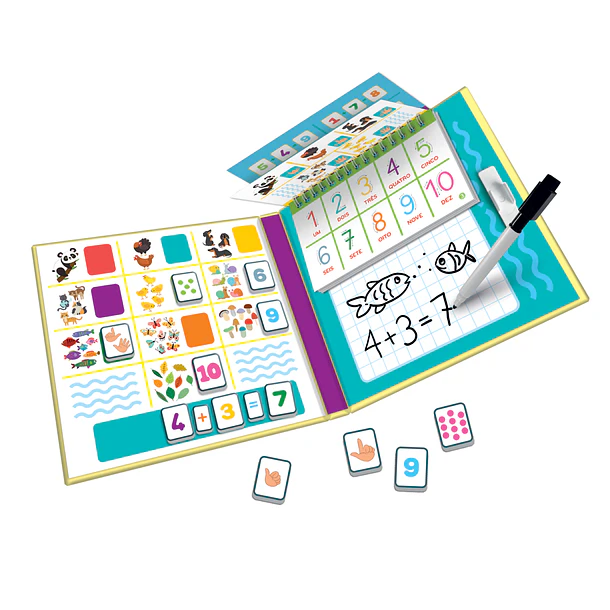 Livro Magnético - Números e Animais 2