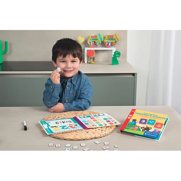 Livro Magnético - Números e Animais 4