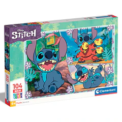 Puzzle Maxi 104 pçs - Stitch