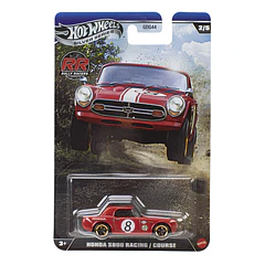 Hot Wheels Silver Series Rally Racers - Honda S800 Racing / Course