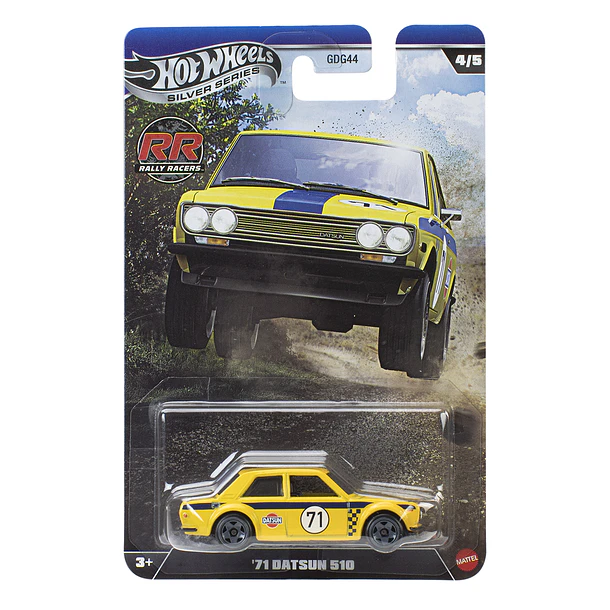 Hot Wheels Silver Series Rally Racers - '71 Datsun 510 