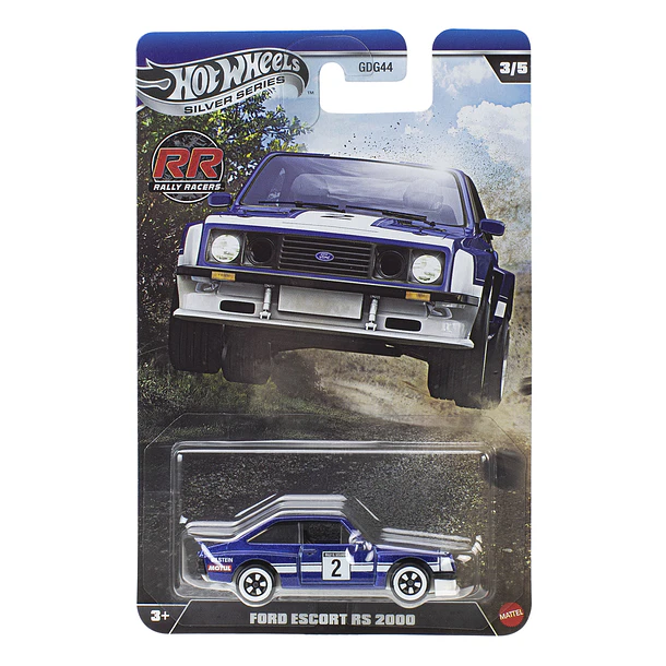 Hot Wheels Silver Series Rally Racers - Ford Escort RS 2000 