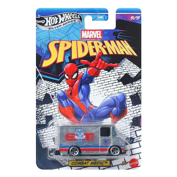 Hot Wheels Silver Series Spider-Man - Combat Medic 