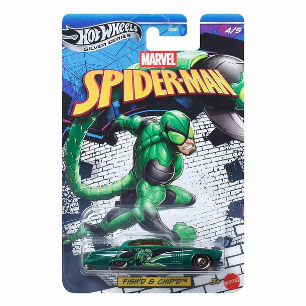 Hot Wheels Silver Series Spider-Man - Fish'D & Chip'D 