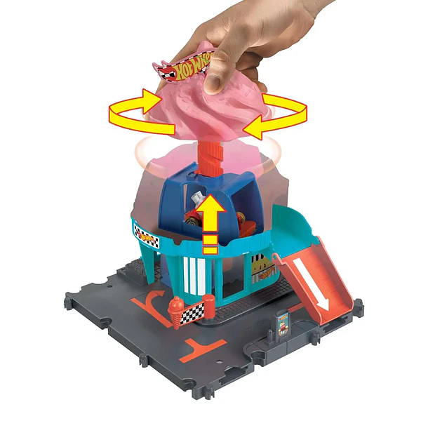 Hot Wheels City - Downtown Ice Cream Swirl 3