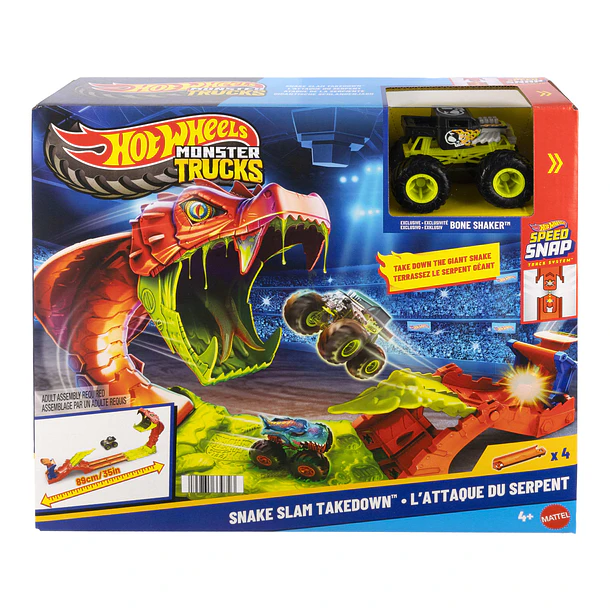 Hot Wheels Monster Trucks - Snake Slam Takedown 1